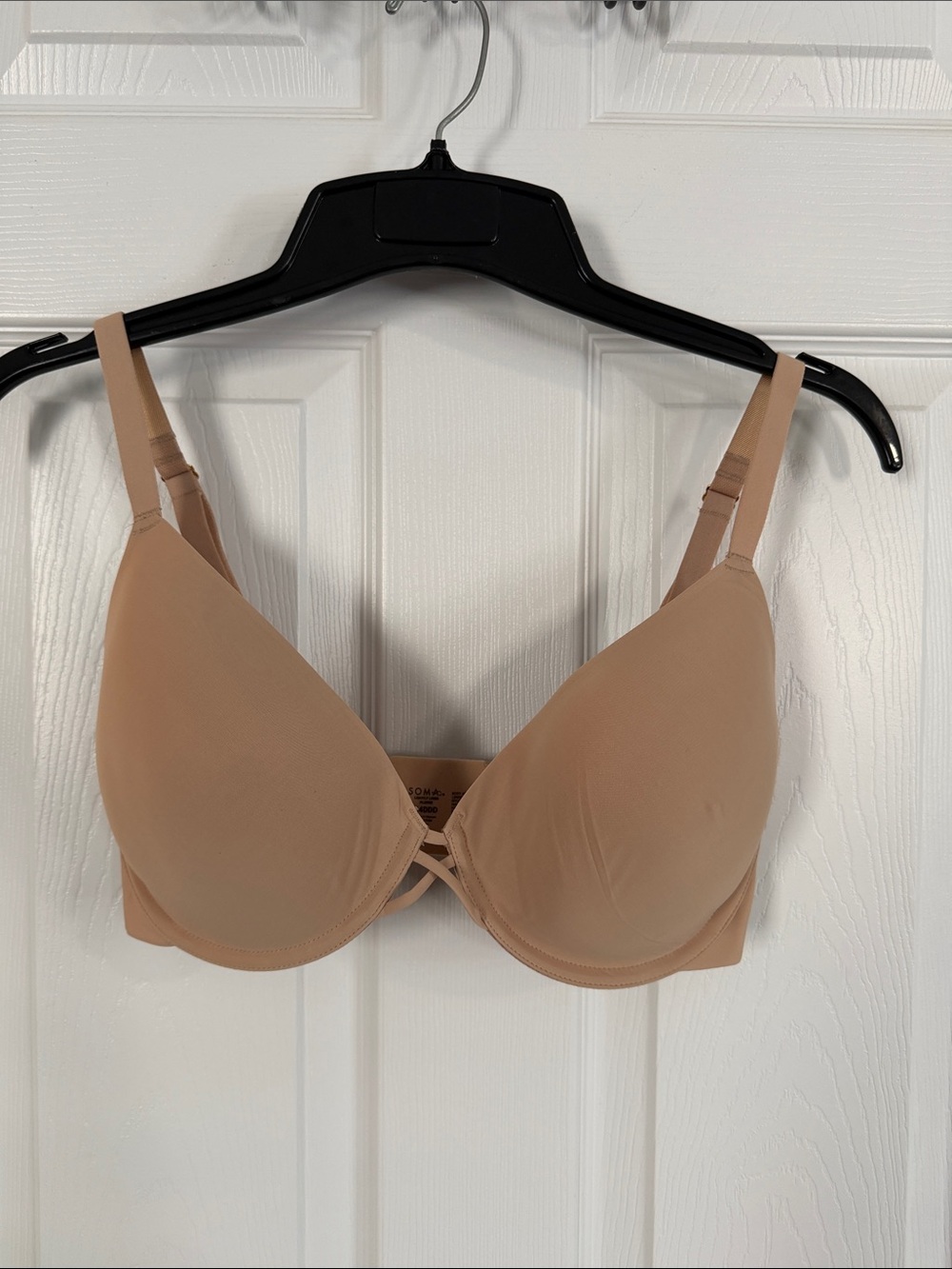 Soma Lightly Lined Plunge Nude Seamless T-Shirt Bra
